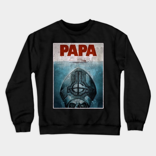 Papa Crewneck Sweatshirt by Mothman